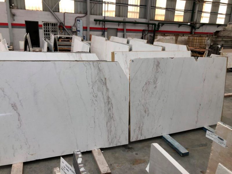 Large format marble dry laying Stonesize®